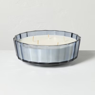 5 Wick XL Colored Glass Faceted Jar Candle 32oz - Hearth & Hand™ with Magnolia | Target