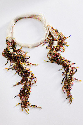 Beaded Skinny Scarf | Anthropologie (US)
