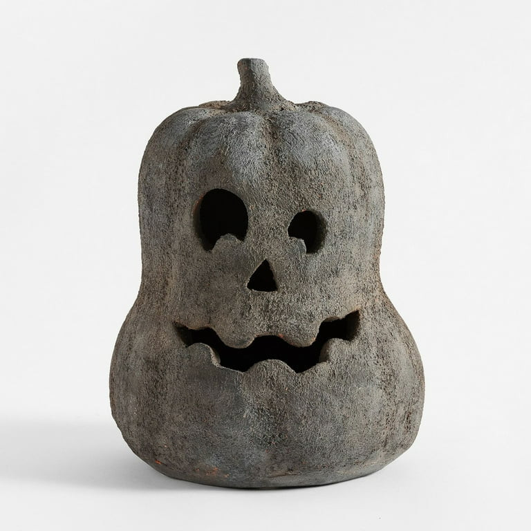 Hallowmas Handcrafted Jack-O'-Lantern - Artisanal Halloween Decor with Hand-Carved Details | Kiln... | Walmart (US)