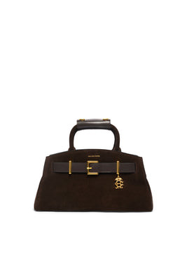 Milan Mini Tote (Chocolate Suede) | Holland Cooper