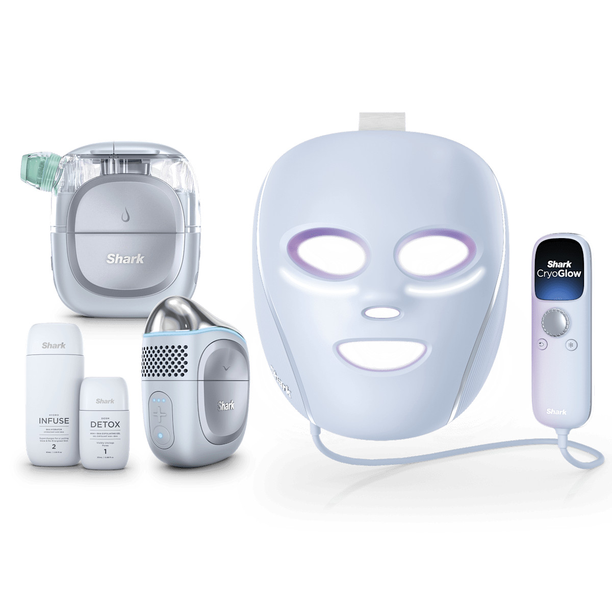 Shark FacialPro Glow & CryoGlow Beauty Bundle, Blue Frost | FW312 | SharkNinja | SharkNinja