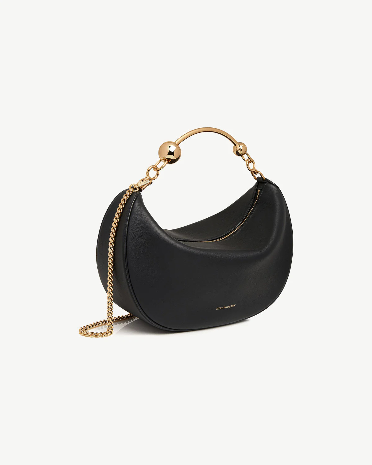 Strathberry - Crescent Moon - Black | Strathberry