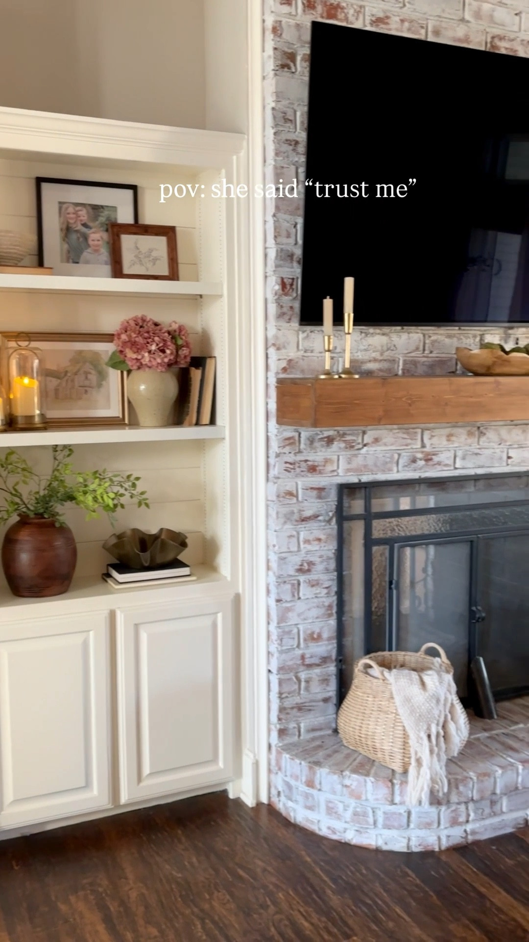 Fireplace mantel decor and shelf decor!

#LTKFindsUnder50 #LTKHome #LTKFindsUnder100