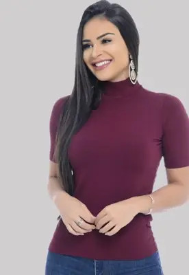 Blusa Cacharrel M/C Julia B’Bonnie Vinho | Dafiti (BR)