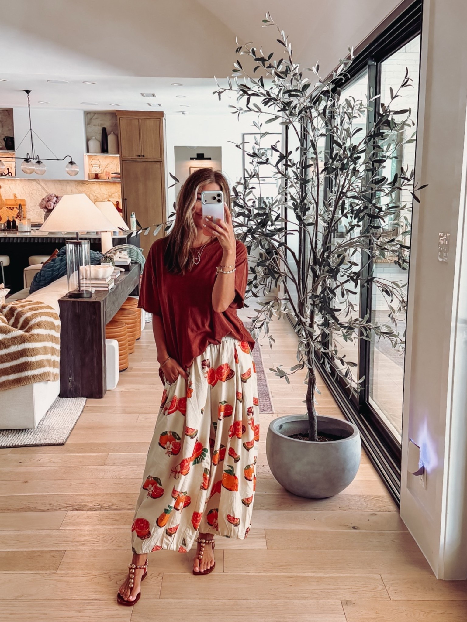 casual balloon pants I am obsessed with right now. size XS in all. sandals are true to size.

#LTKTravel #LTKootd #LTKOver40
