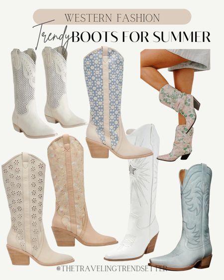 
Trendy cowgirl boots this summer, cowboy boots, Dolce Vita, Takis, white, cream, booties, printed boots, music festival fits, country concerts Nashville bride to be something blue 


#LTKShoeCrush #LTKStyleTip #LTKWedding