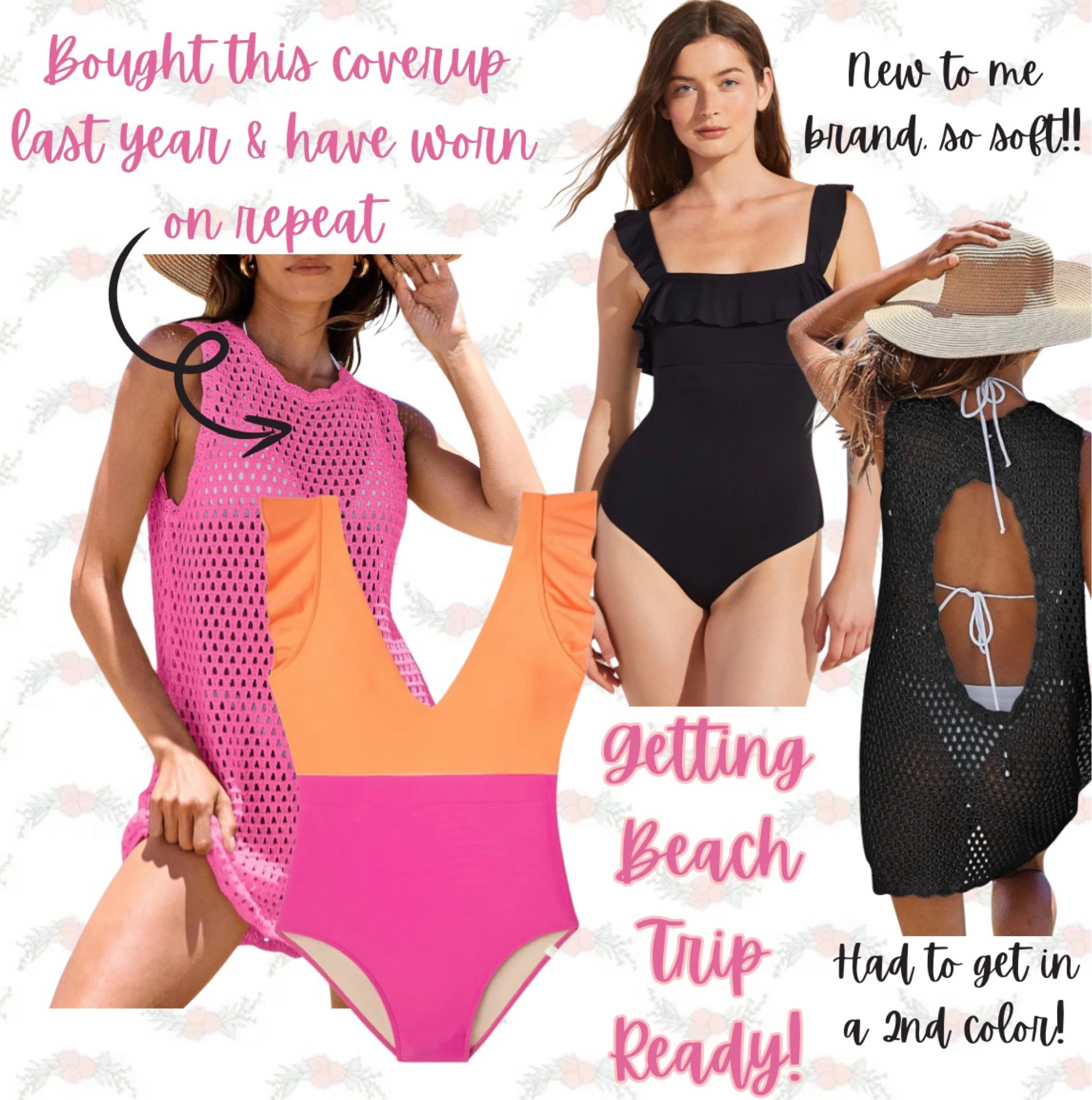 Use code SPF30 for 30% off the colorblock swimsuit! Coverups are a tried and true fav and the ruffle swimsuit is the softest swimsuit to ever touch my body!

#LTKSaleAlert #LTKSeasonal #LTKSummerSales