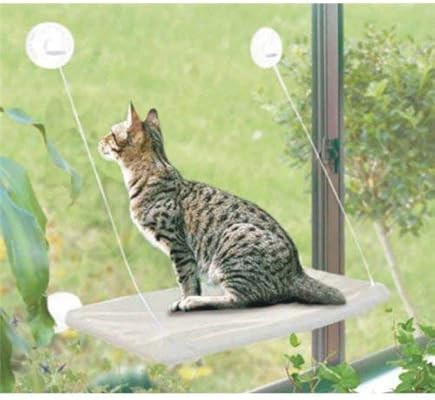 PETPAWJOY Cat Bed, Cat Window Perch Window Seat Suction Cups Space Saving Cat Hammock Pet Resting... | Amazon (US)
