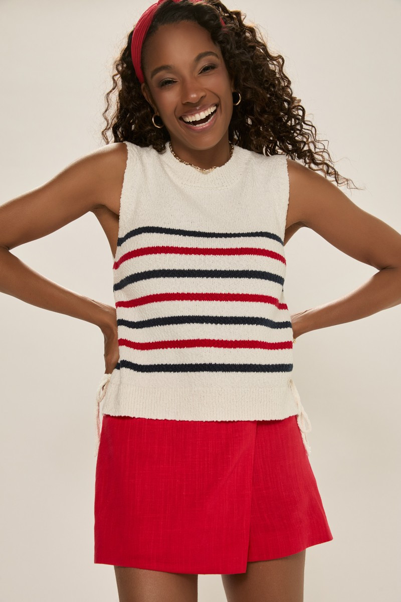 Melanie Soft Linen Skort | Francesca's