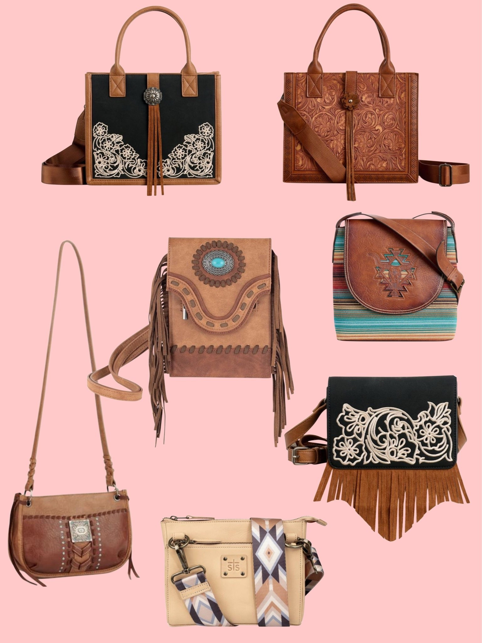 New western/boho style handbags!

#LTKootd #LTKSeasonal