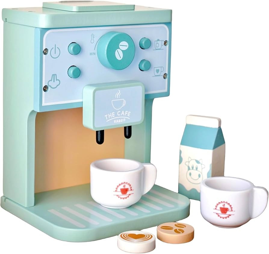 Wooden Kitchen Toy Play Set, Kitchen Toys for Toddlers, Montessori Play Kitchen Accessories Woode... | Amazon (US)