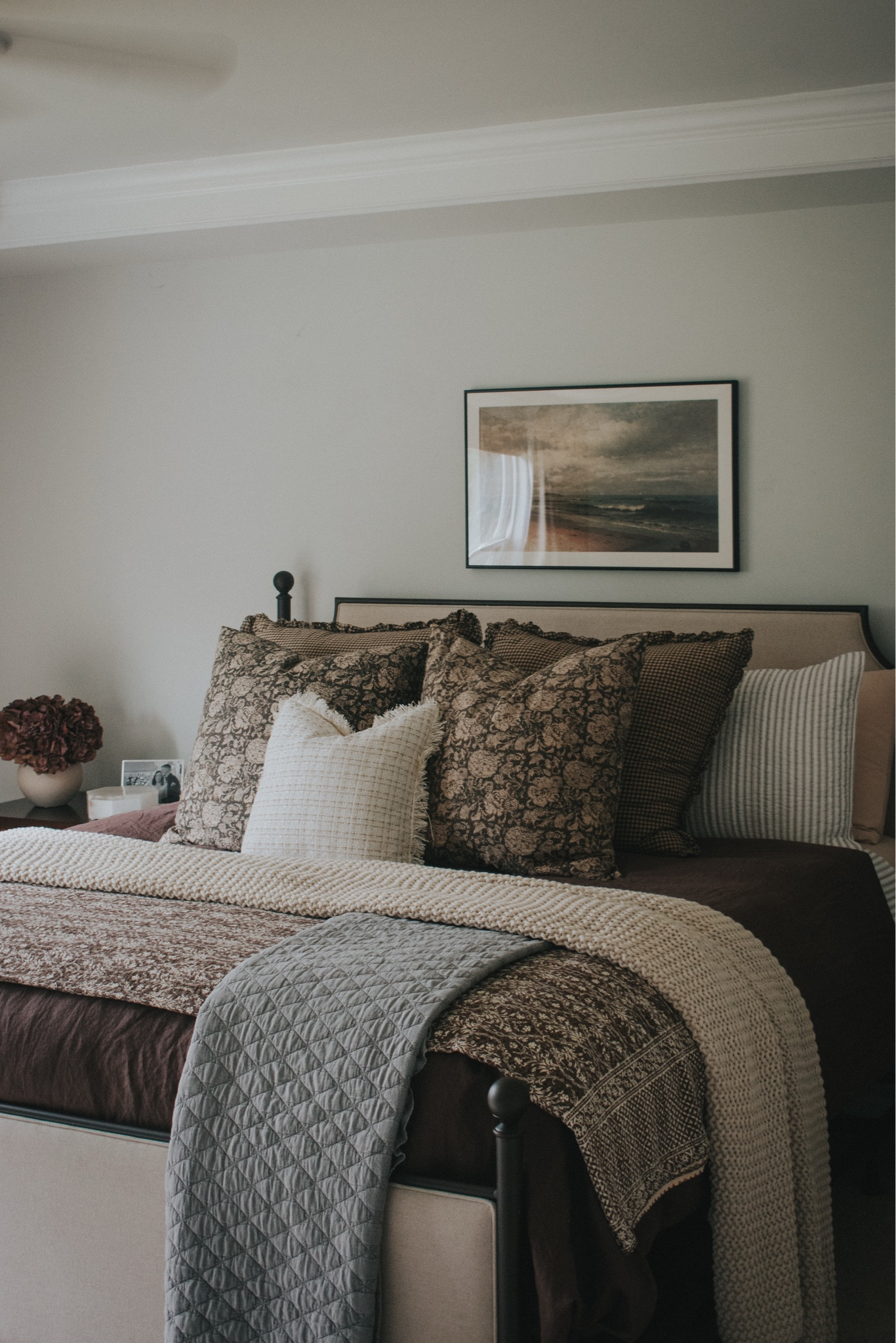 #levtexhome #levtex #levtexbedding #ad My fall bedroom refresh: brown duvet cover, gray throw, striped quilt  

#LTKSeasonal #LTKFamily #LTKHome