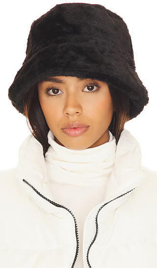 Faux Fur Bucket in Black | Revolve Clothing (Global)