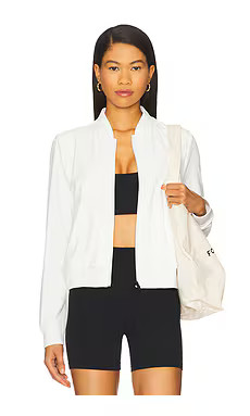 Splits59 Airweight Bomber Jacket in White from Revolve.com | Revolve Clothing (Global)