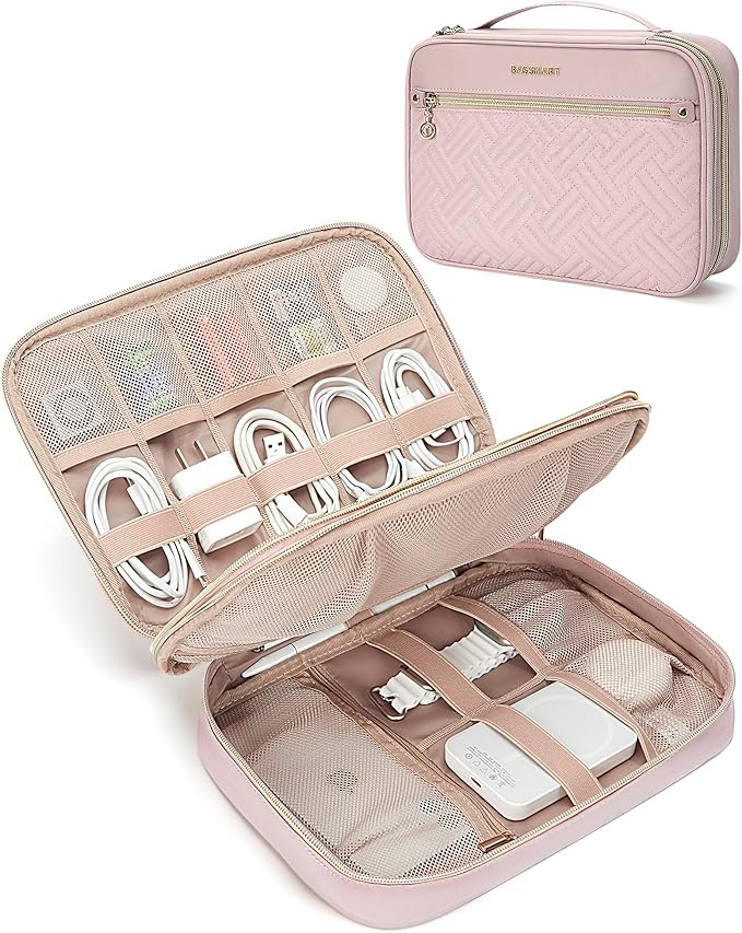 BAGSMART Travel Electronic Organizer Case, Cord Organizer Storage Bag for Women, Tech Organizer T... | Amazon (US)