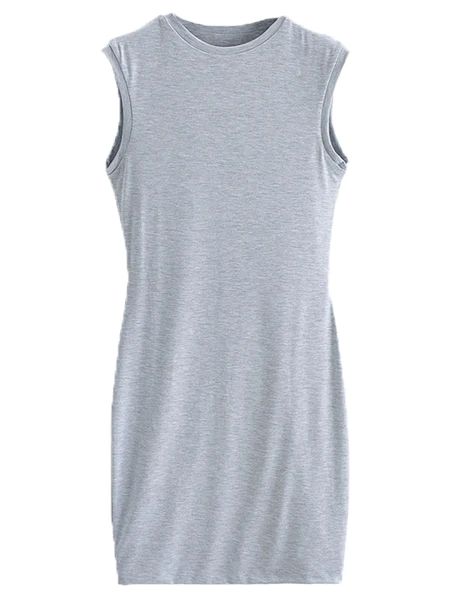 'Georgina' Crewneck Sleeveless Tank Mini Dress (4 Colors) | Goodnight Macaroon