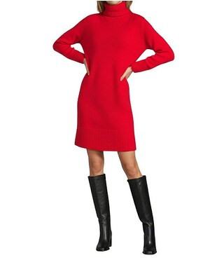 Antonio Melani Linds Cashmere Turtleneck Long Sleeve Dress | Dillard's | Dillard's