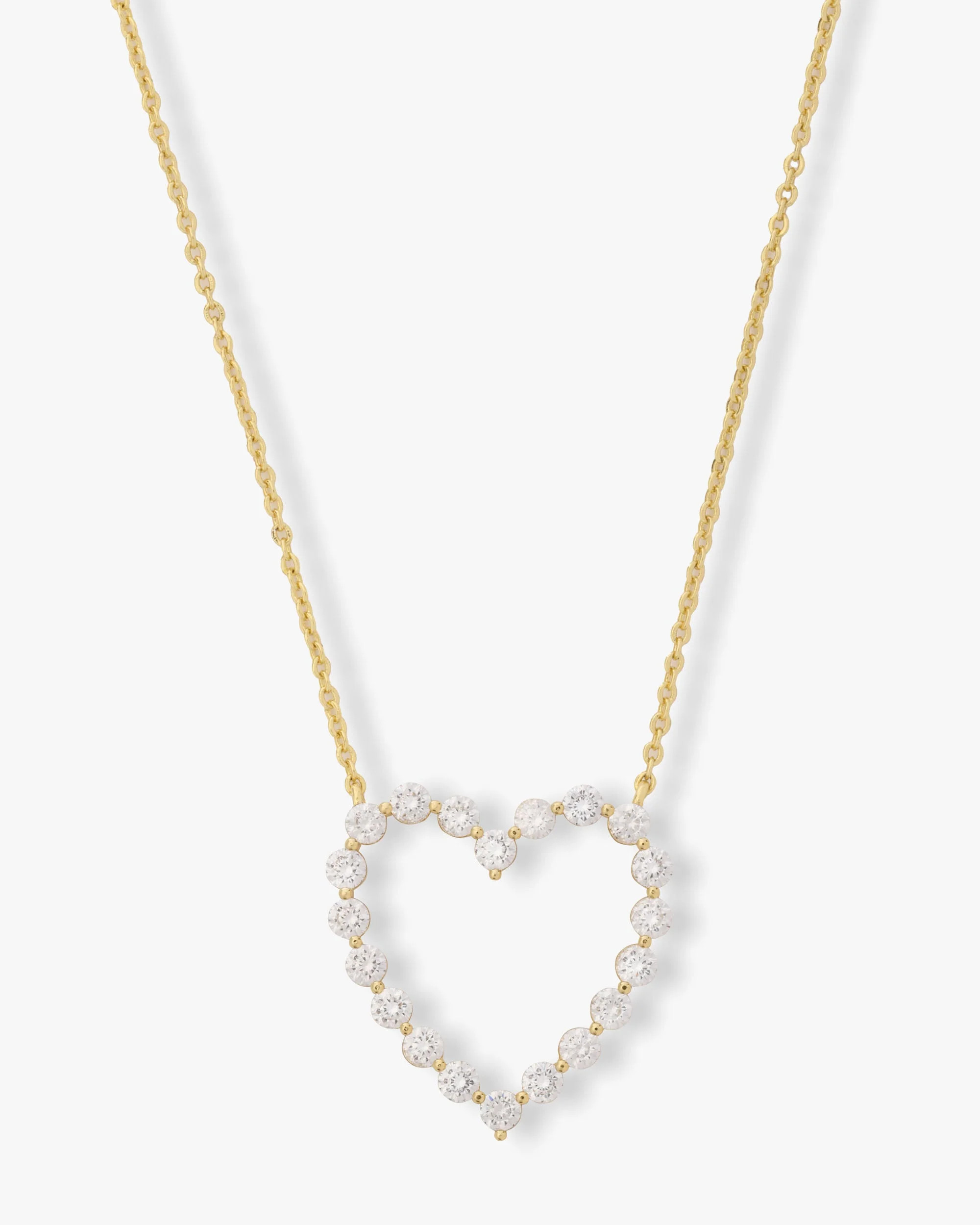 She's an Icon Gold Heart Pendant Necklace | Melinda Maria Jewelry