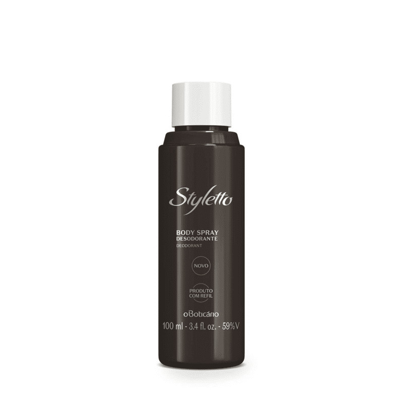 Refil Desodorante Body Spray Boticollection Styletto 100ml | oBoticario (BR)