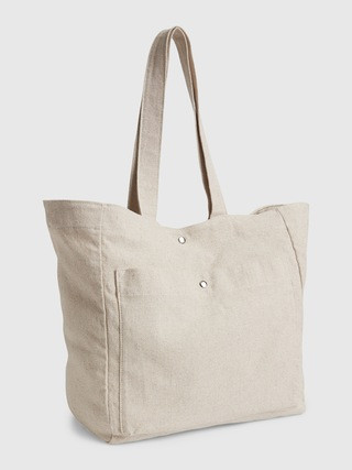 Linen-Cotton Tote Bag | Gap (US)
