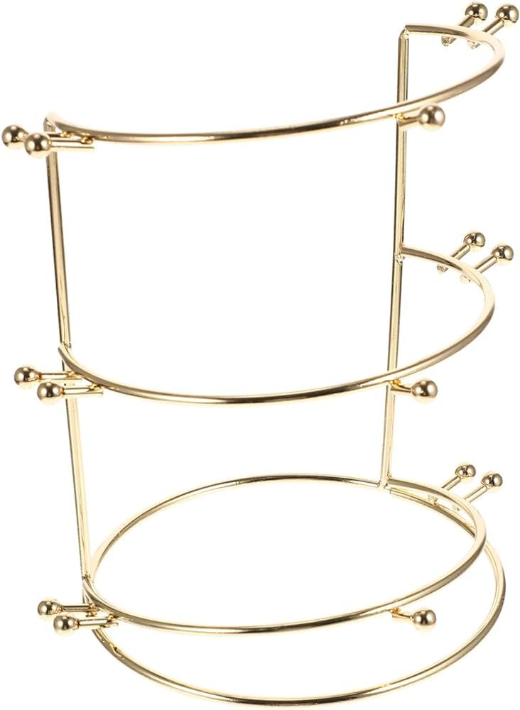CIYODO Towers Supplies Gifts Crown Necklace Three-tier Stand Rack Jewelry Holder Girls Home Hair ... | Amazon (US)