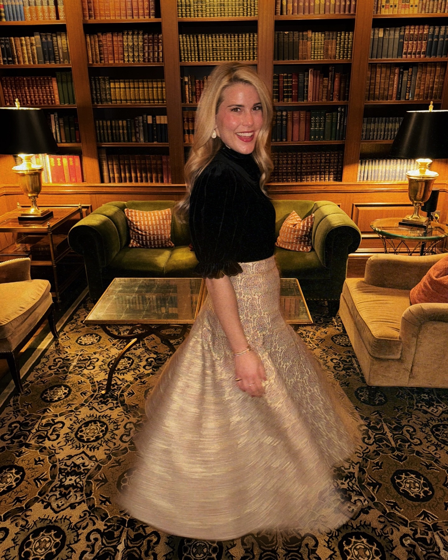 Snaps from our fun evening out in DC this past weekend! My outfit details are on ShopMy and LTK 💕 we stayed at The Jefferson which was our first time and it was so wonderful, I highly recommend. We loved their cozy bar, Quill! #grandmillennial #classicstyle #grandmillenialstyle