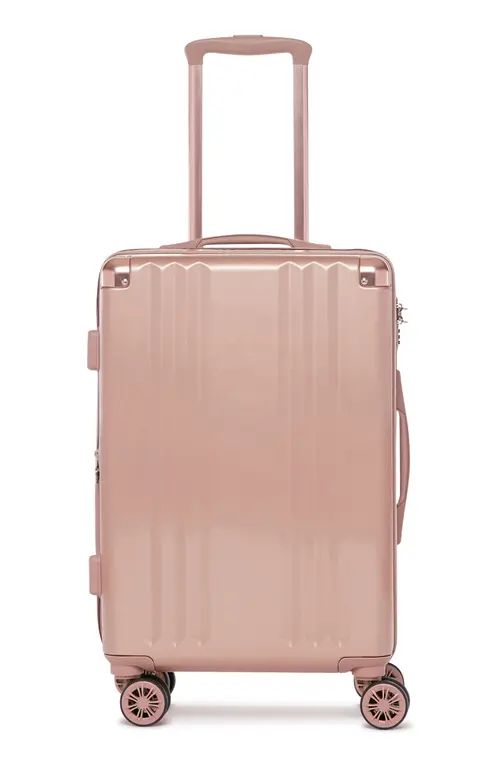 CALPAK Ambeur 22-Inch Rolling Spinner Carry-On in Rose Gold at Nordstrom | Nordstrom