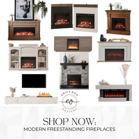 Time to cozy up by the fire🔥🪵 Freestanding fireplaces are a hassle-free way to bring the heat without the hefty price tag🏷️ and construction work. Check out my handpicked selection of contemporary mantels that will make your space feel cozier than ever! #homedecor 

#LTKhome #LTKHoliday #LTKSeasonal
