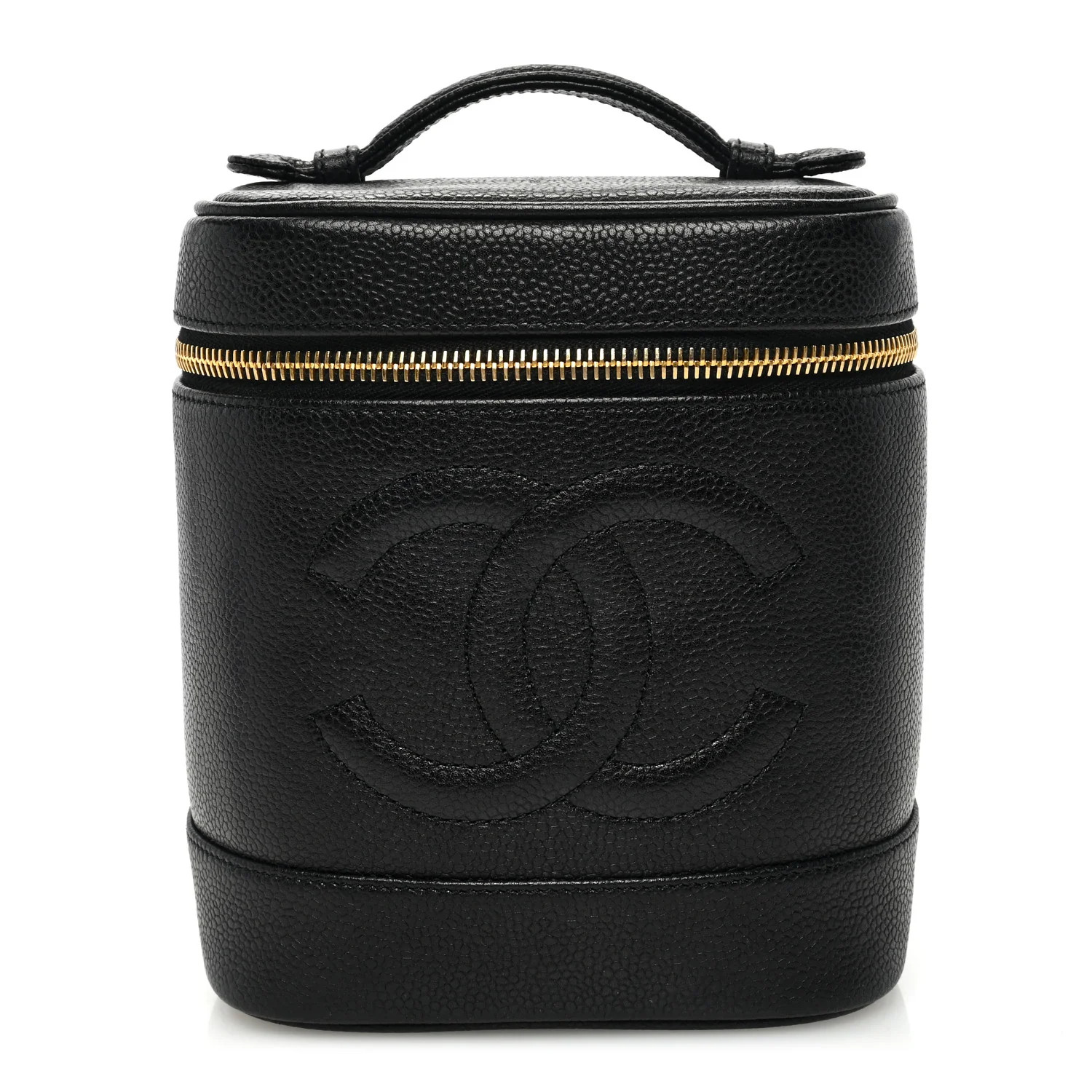 Caviar Vanity Cosmetic Case Black | FASHIONPHILE (US)