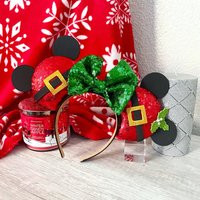 Santa Mickey Christmas Mouse Ears | Etsy (US)