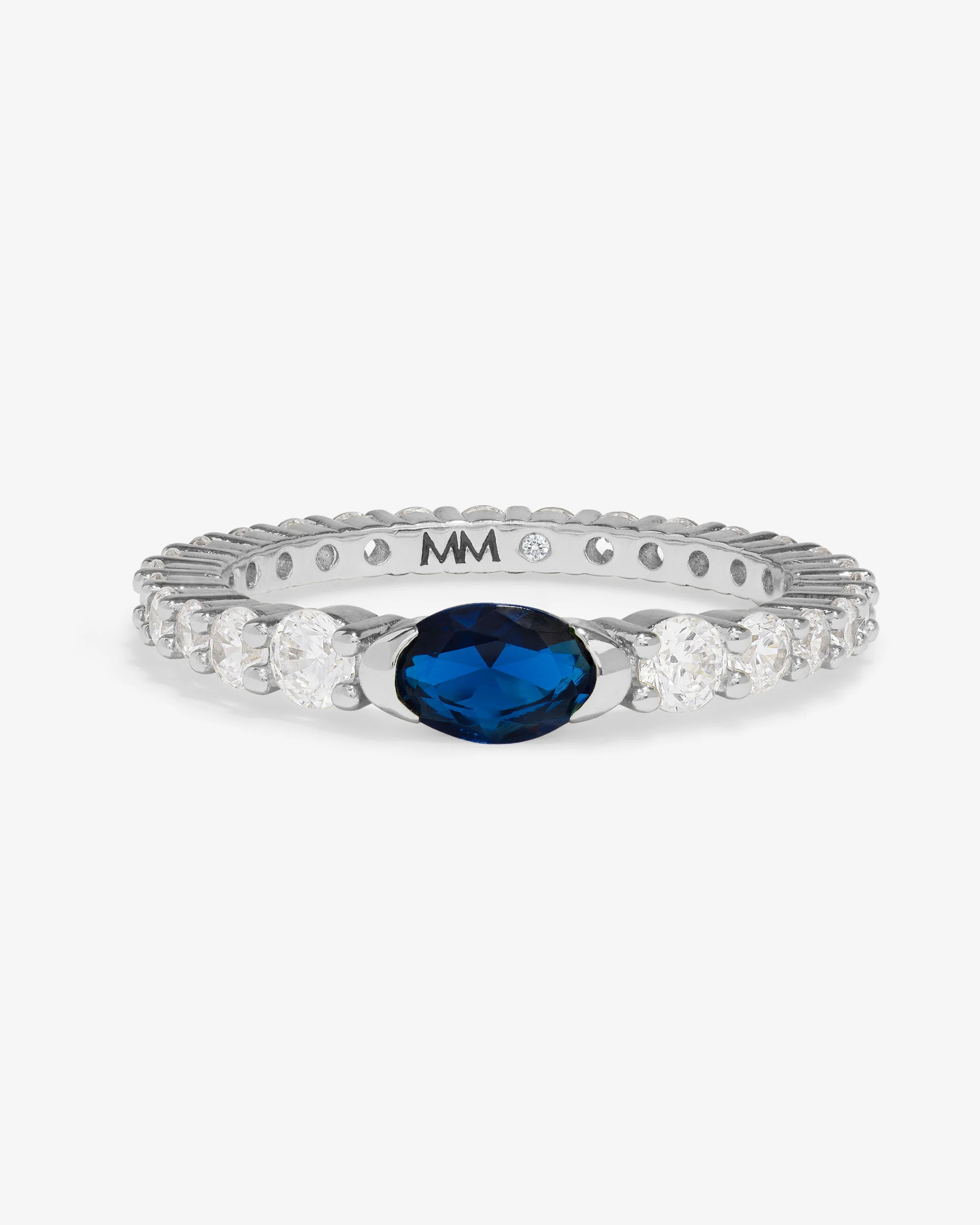 The Maven Ring - Silver|Blue Sapphire | Melinda Maria Jewelry