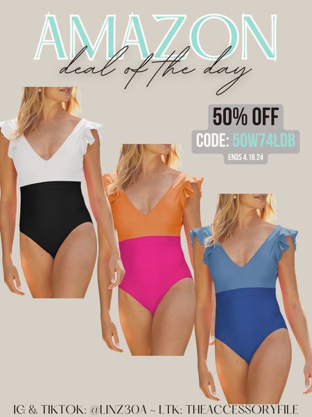 𝟓𝟎% 𝐨𝐟𝐟 these adorable tummy control one-piece color block bathing suits here ➡️ https://amzlink.to/az0T5IEzf6PsT (link auto applies code)
Code: 50W74LDB
ends 4.18.24

*commissionable link

Swimwear, beach vacation 

#LTKfindsunder50 #LTKswim #LTKSeasonal