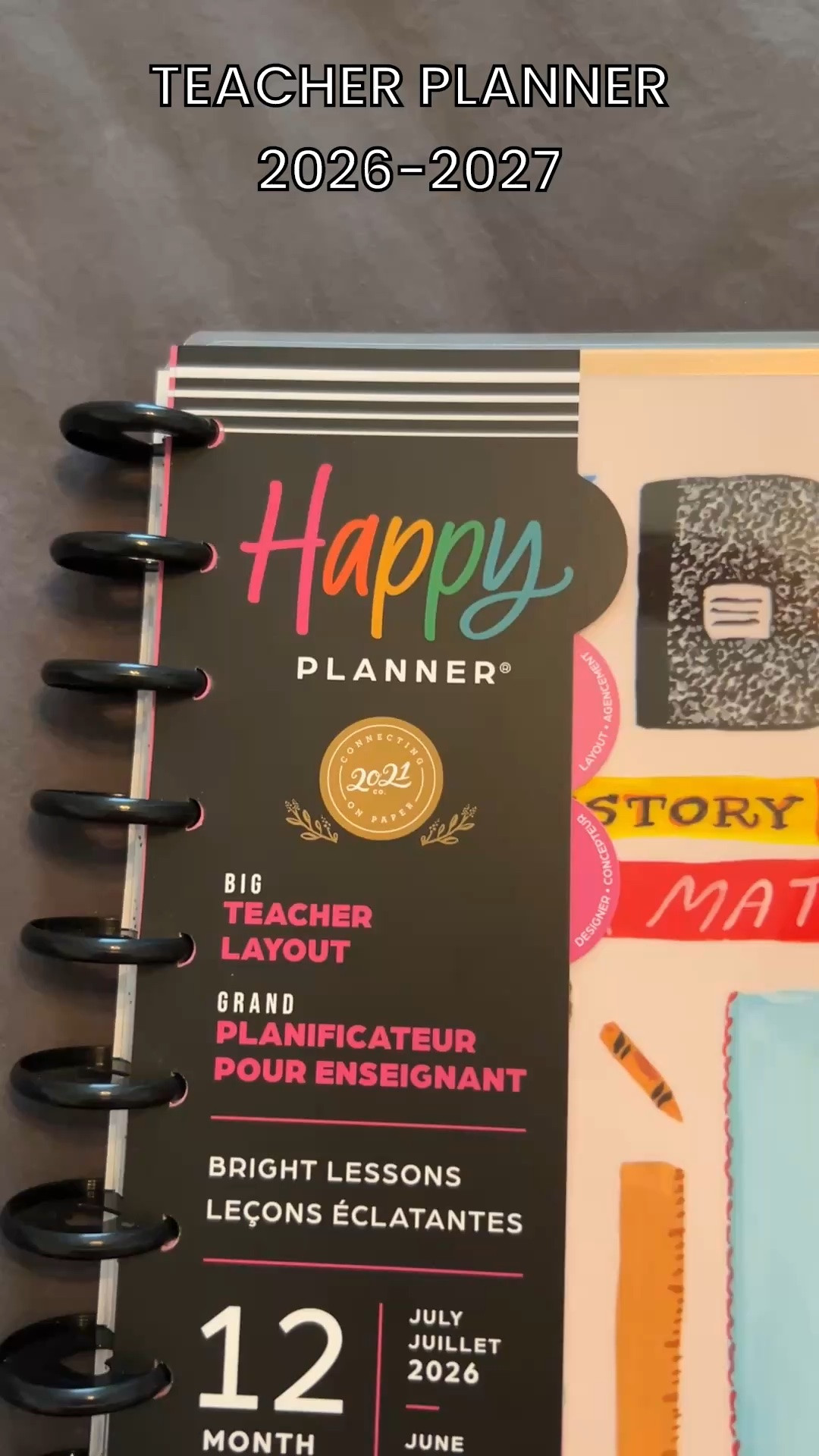 My new planner for this upcoming school year!!! Thank you Happy Planner for creating the perfect teacher planner. 💛🤭
#teacher #teacherplanner #happyplanner