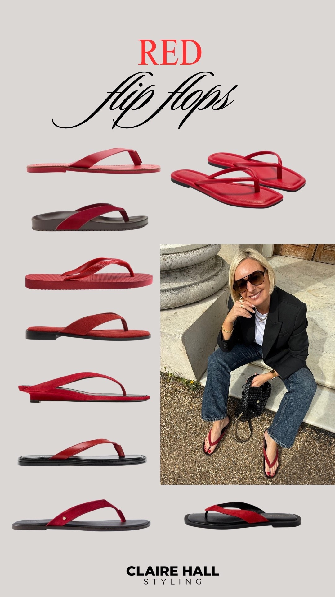Red flip flops are a  SS26 micro trend - minimal effort, maximum impact!

#LTKstyletip #LTKover50style #LTKuk