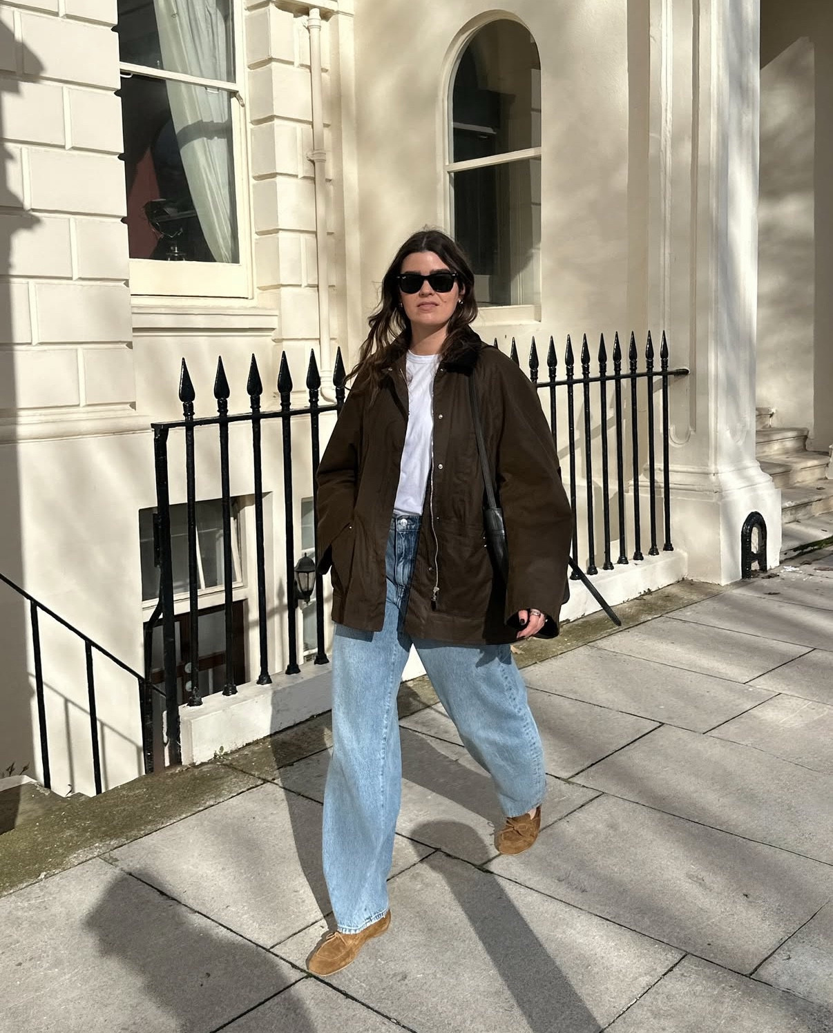 My autumn haul from Net-a-Porter, styling outfits that are perfect for elevating the everyday. A country inspired look with this Toteme barn jacket and suede loafers to elevate a classic jeans and white tee base

#LTKstyletip #LTKautumn