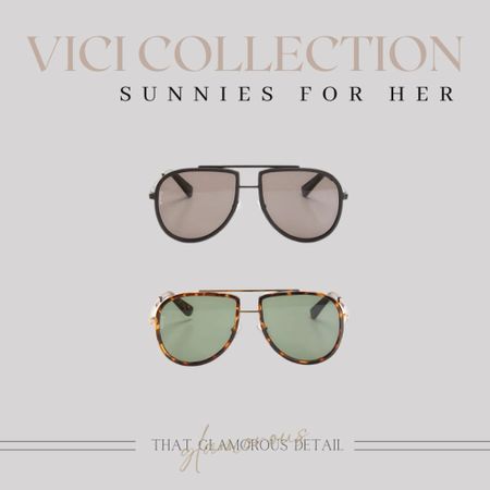 The most perfect sunnies!!!! 
But I mean is anyone surprised???! 
Guess where they came from….. 
#vicicollection ✨
#sunnies 
#accessoriesforher 

#LTKtravel #LTKfindsunder100 #LTKstyletip