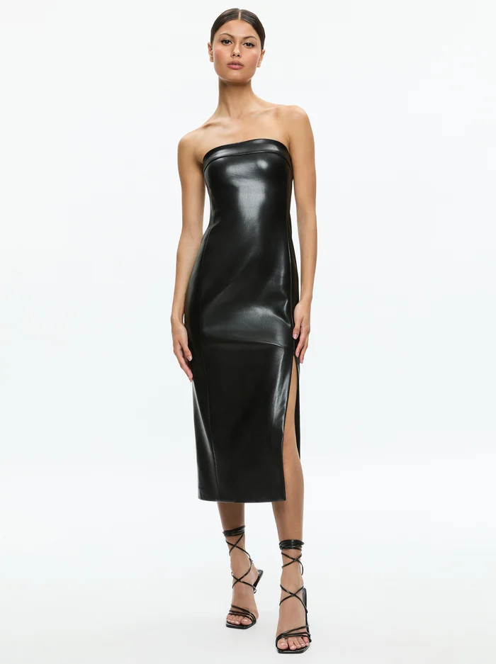 KELLY VEGAN MIDI DRESS | Alice + Olivia
