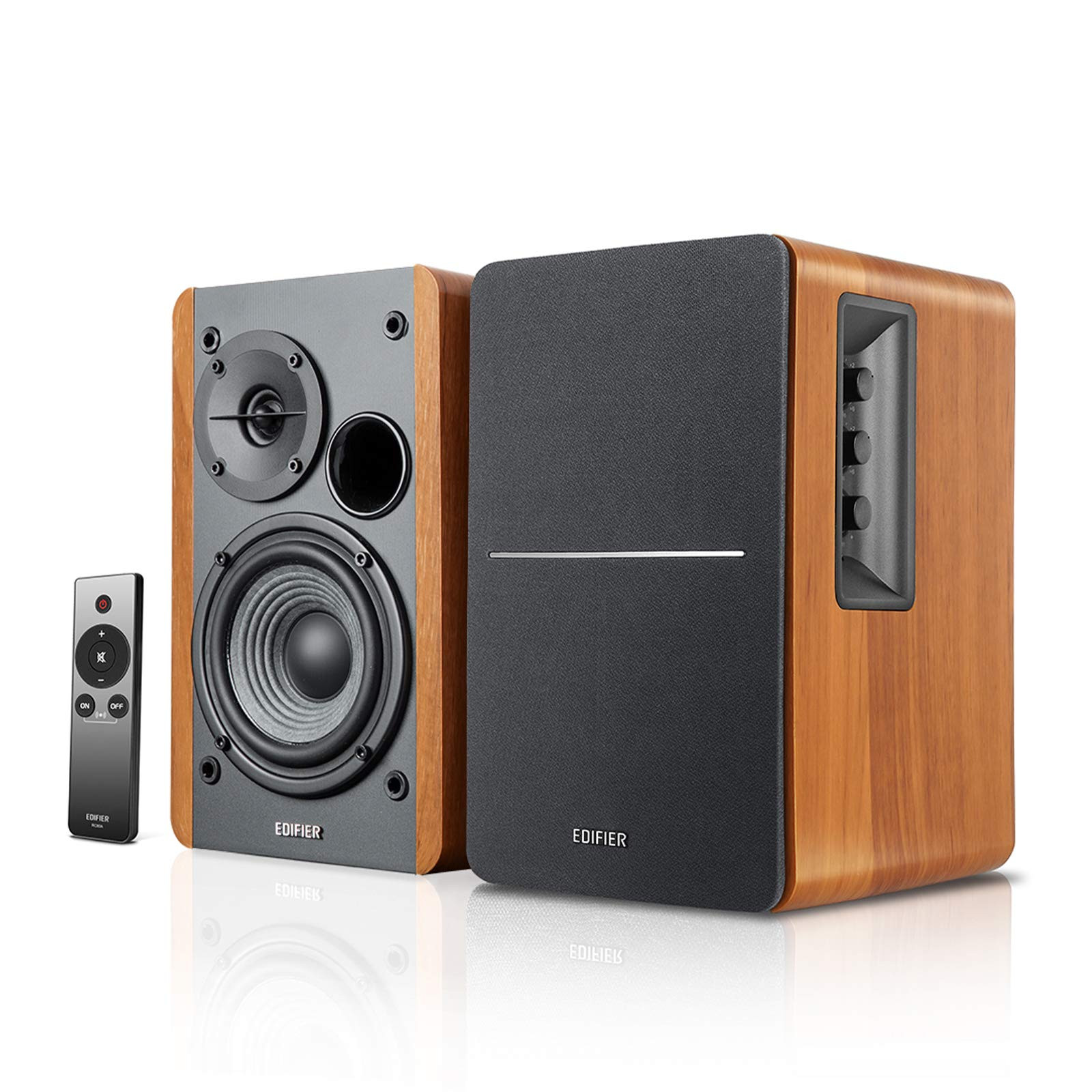 Edifier R1280Ts Powered Bookshelf Speakers - 2.0 Stereo Active Near Field Monitors - Studio Monit... | Amazon (US)
