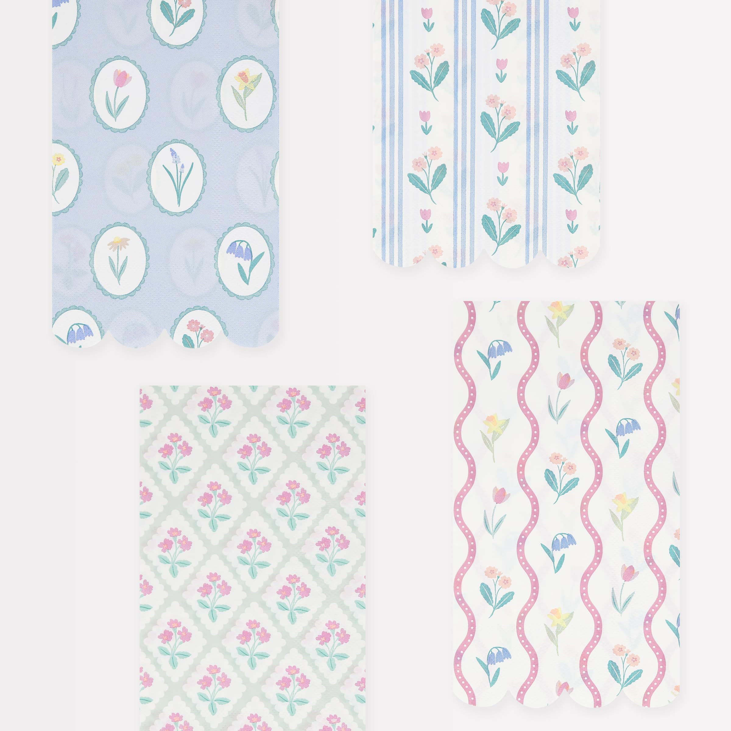 Meri Meri Flower Guest Towel Napkins (Pack of 16), Thick & Absorbent 3-Ply Paper Napkins, Great a... | Amazon (US)