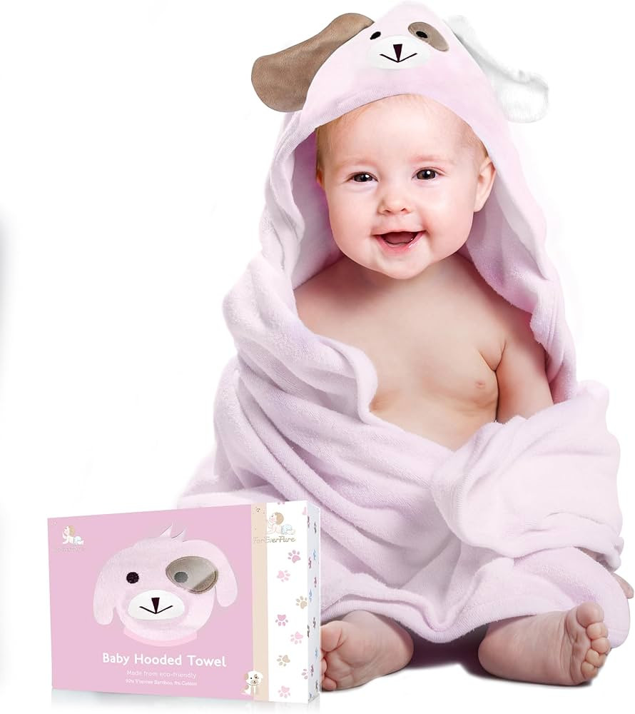 Baby Towels with Hood Baby Towel Baby Bath Towels Hooded Baby Gift X-Large Organic Cotton Hooded ... | Amazon (US)