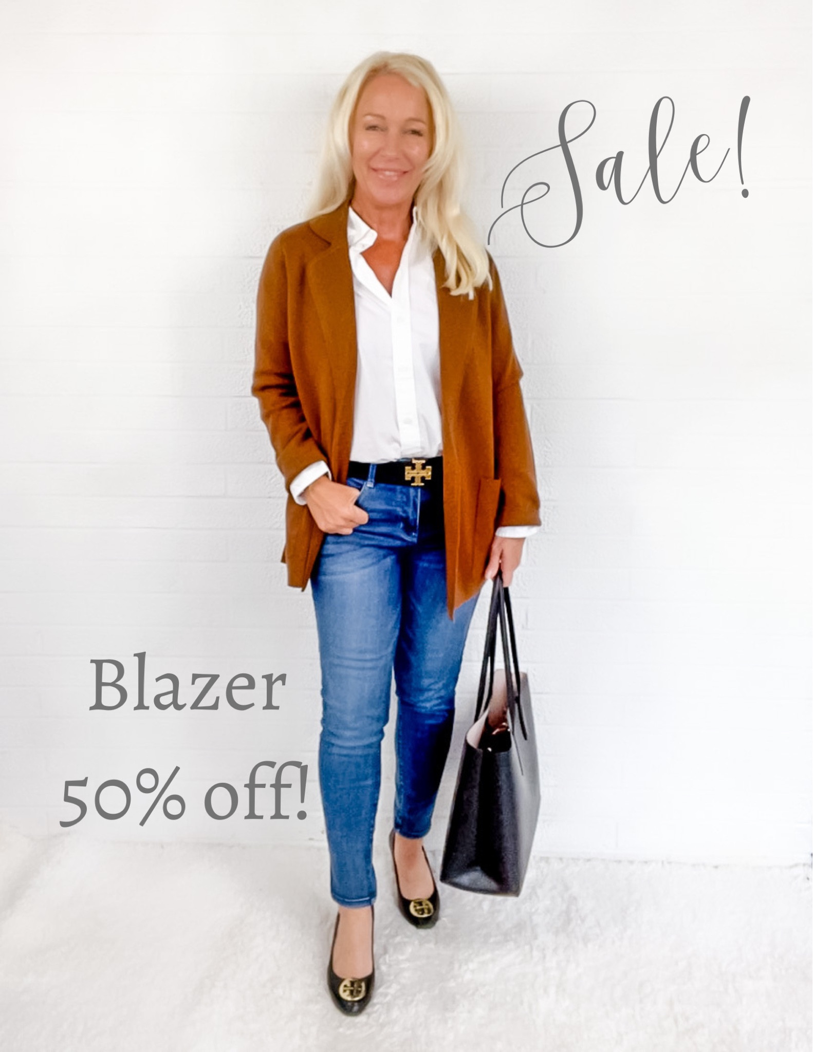 This brown sweater blazer is on sale for 50% off… I have never known J.Crew to offer 50% off so take it vantage of this!

#LTKsalealert #LTKSeasonal #LTKworkwear