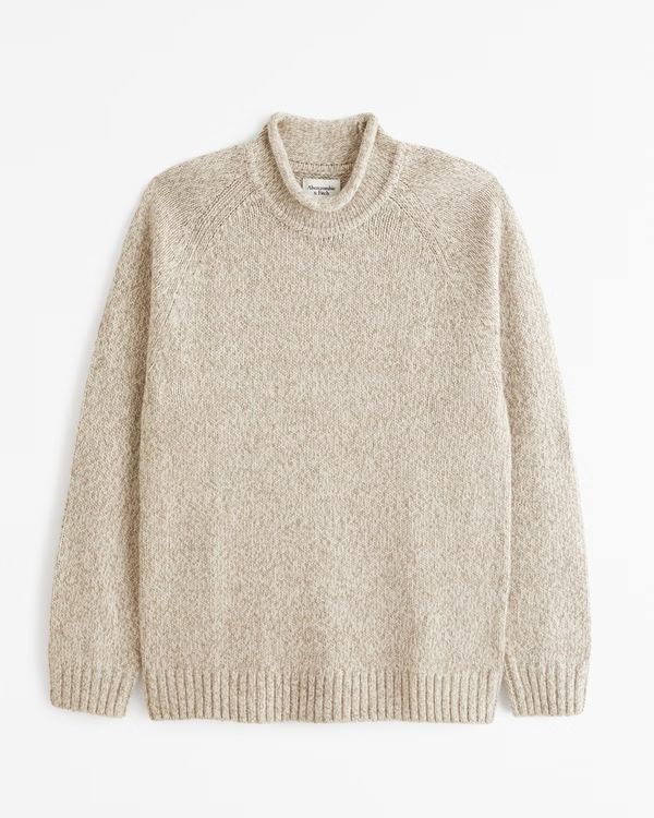 Men's Marled Roll Neck Sweater | Men's Tops | Abercrombie.com | Abercrombie & Fitch (US)