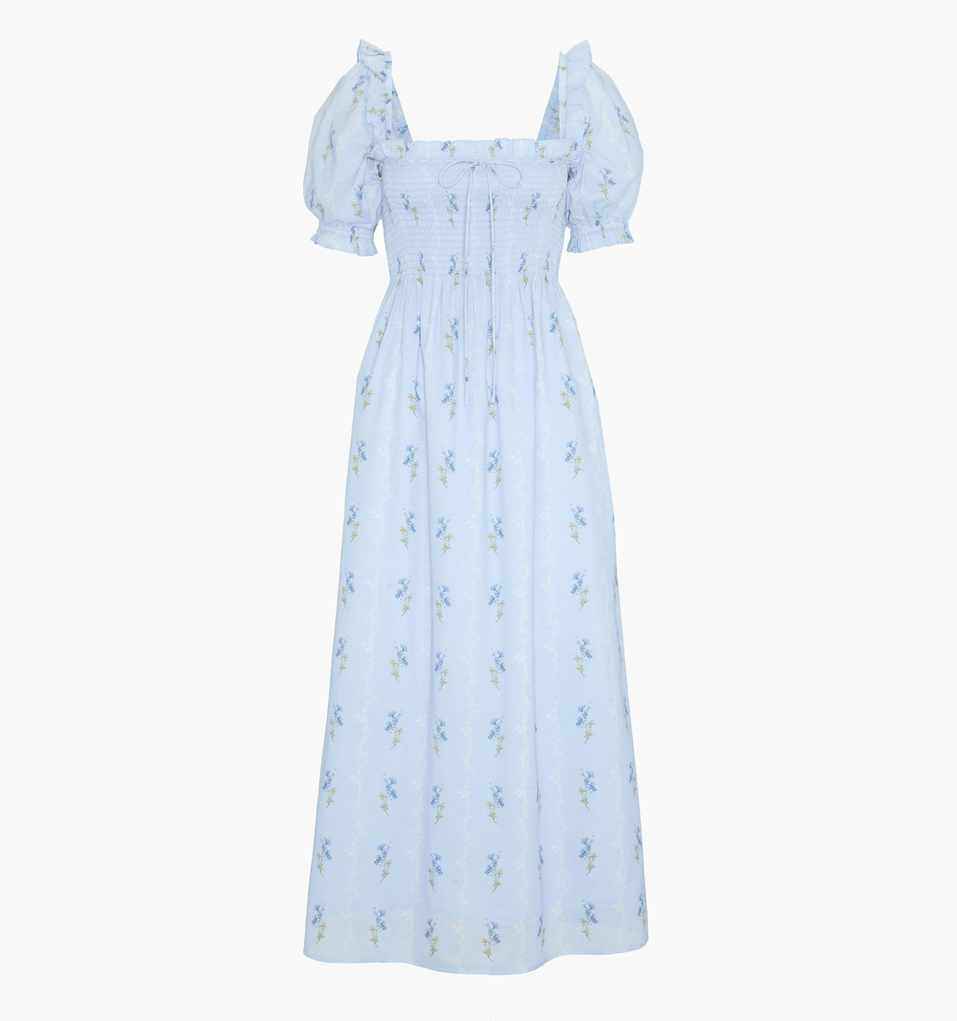 The Scarlett Midi Nap Dress | Bluebell Waltz / S | ® | Hill House Home Smocked Dress | Hill House Home US