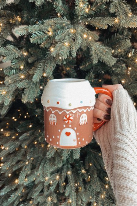 Cute christmas mugs, gingerbread house mug, santa mug, snowman mug, christmas tree mug, reindeer mug, snowflake mug, holiday mug, teacher gift idea, neighbor gift idea

#LTKGiftGuide #LTKhome #LTKU