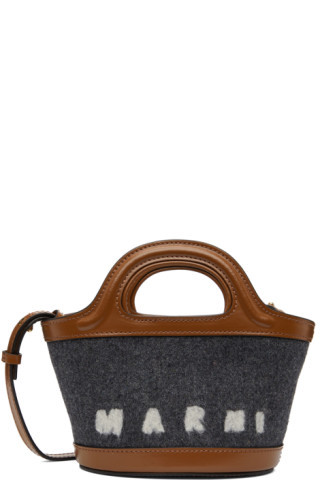 Marni
                 
                Gray Tropicalia Tote
                
                   ... | SSENSE