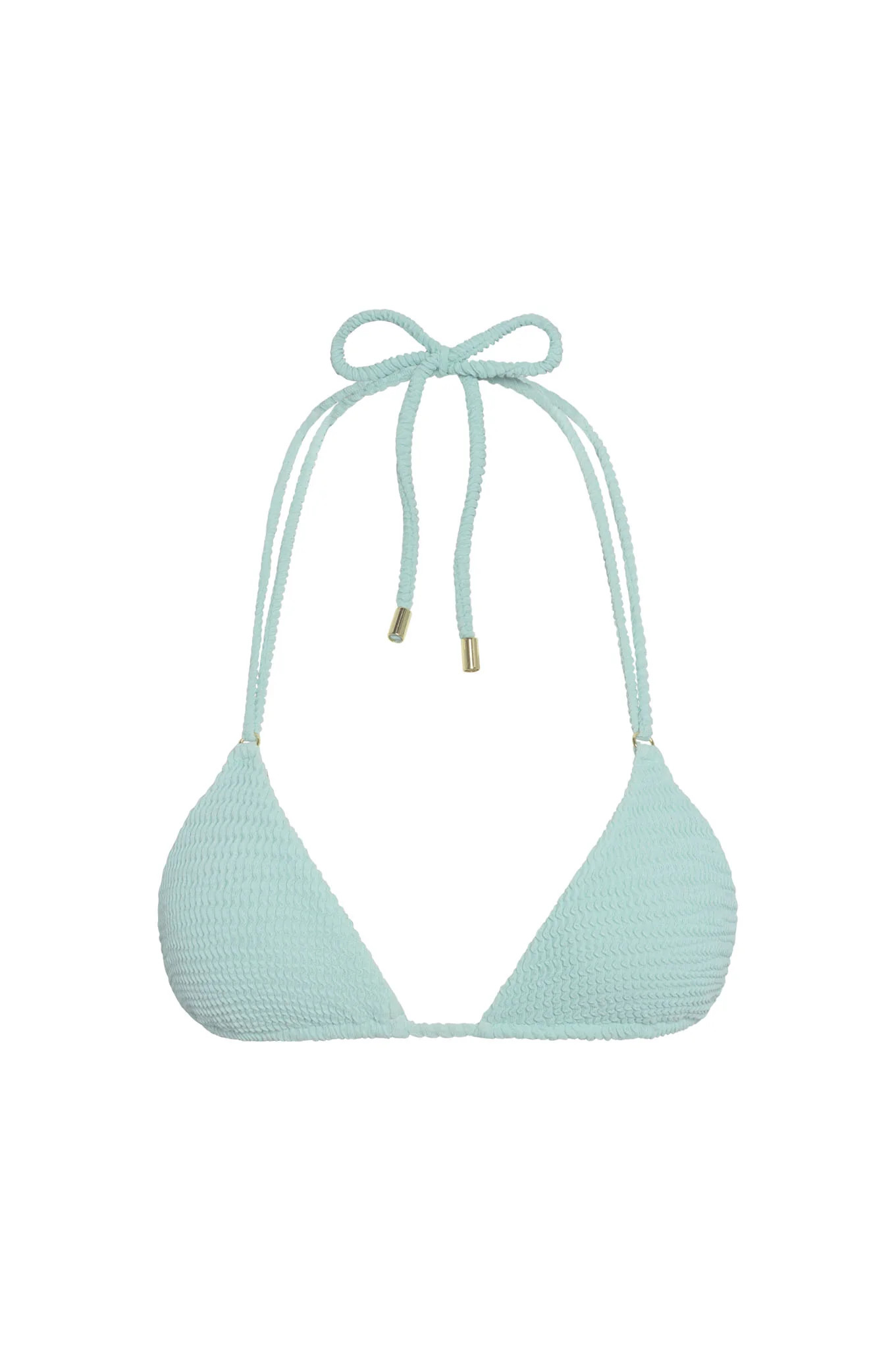 Hanalei Top - Light Slate Crinkle | Monday Swimwear