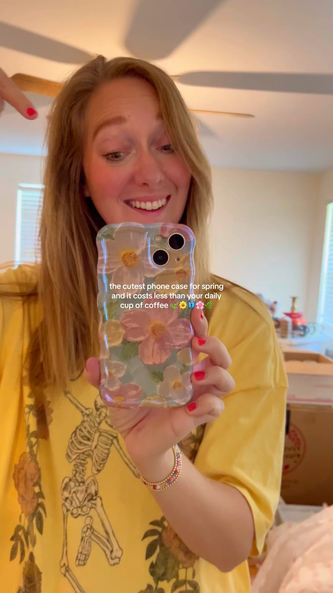 viral wavy floral phone case - perfect for spring, iphone accessories 

#LTKHome #LTKSpringSale #LTKFindsUnder50