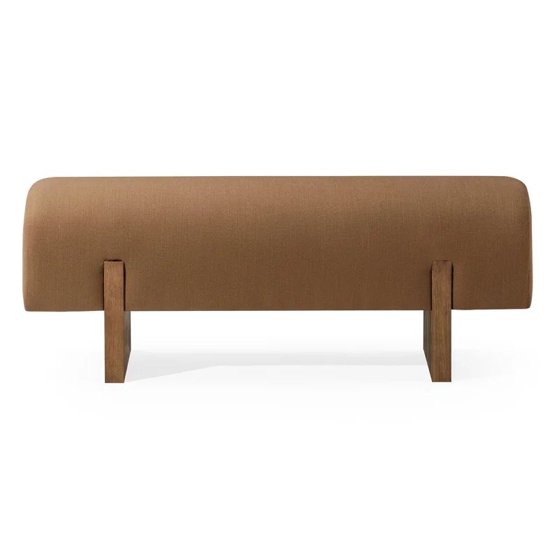 Maven Lane Juno Modern Upholstered Wooden Bench | Wayfair North America