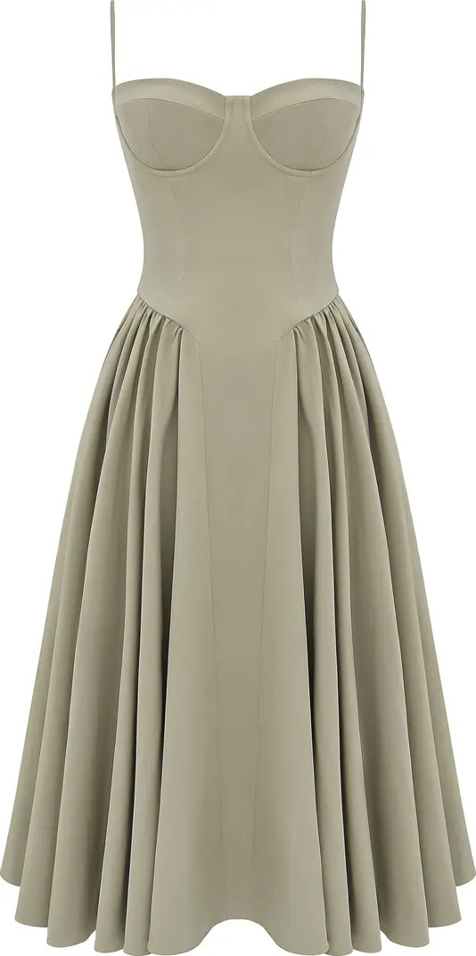 Samaria Corset Fit & Flare Dress | Nordstrom