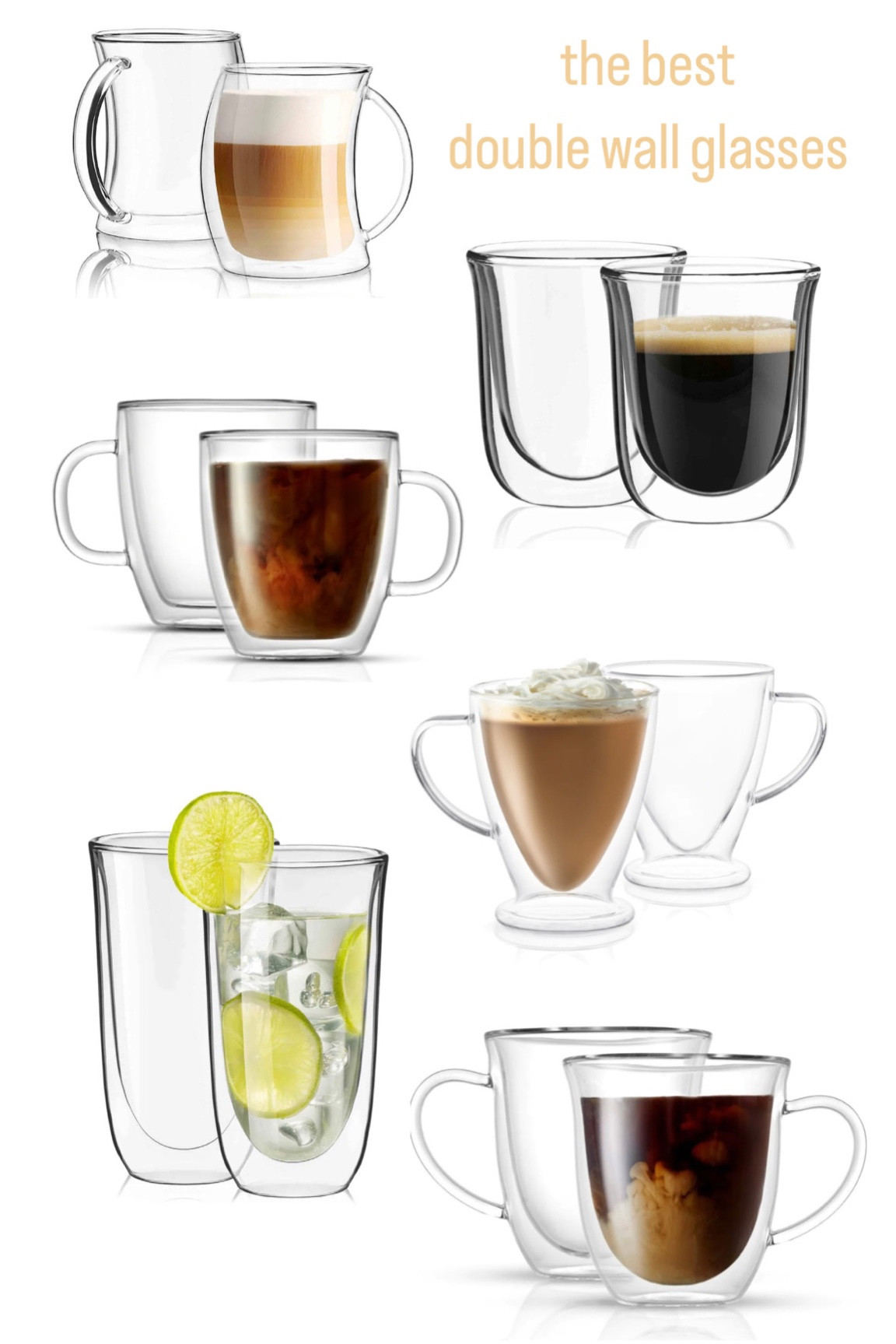 Double wall glasses. Everyday glasses. 

#LTKhome